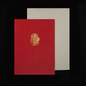 Red hard cover and cotton ivory sleeve, Special Edition, O Destino De Um Coração