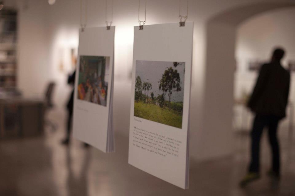 Exhibition prints. Group show Me my Self and I Azenberger Gallery, Viena. O Destino De Um Coração.